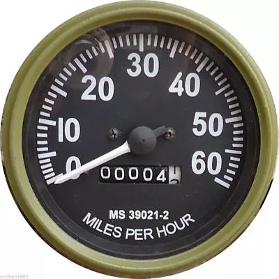 $31.50 • Buy New Replacement Willys Jeeps Speedometer -1947 -55