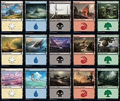 Dominaria United Basic Land Set (1 Each Of 15) MTG Magic • $1.98