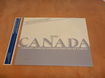 1990 Canada Duck Stamp Print Michael Dumas Limited Edition Signed & Numbered • $29.99