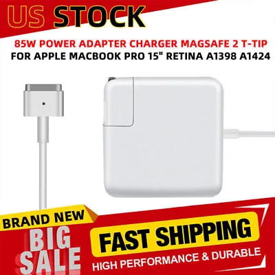 85W Power Adapter Charger For Macbook Pro 15'' 2015 2014 2013 A1424 A1398 Gen2 • $14.89