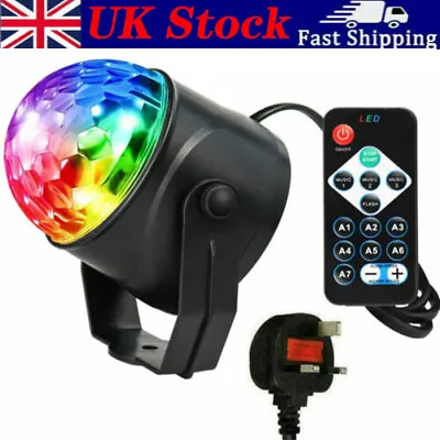 £10.35 • Buy Disco Lights- Magic Ball LED Light RGB Rotating Club DJ Stage Lights + Remote UK
