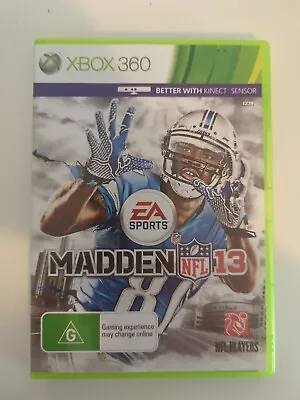 Madden NFL 13 Microsoft Xbox 360 Game Complete Used • $2.23