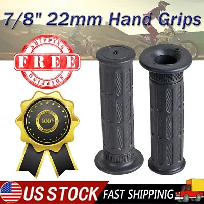 7/8  22mm Handlebar Soft Rubber Hand Grips For ATV Quad Honda Taotao 4 Wheelers • $9.66