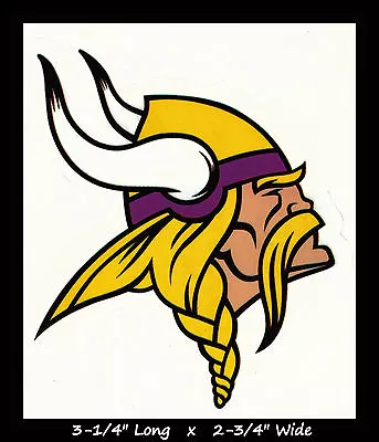 Minnesota Vikings Football Nfl Team Logo Design Decal Sticker~bogo 25% Off • $1.50