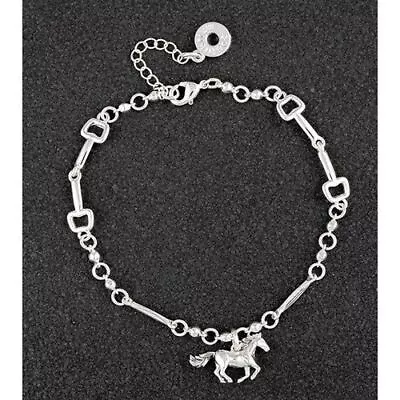 Country Horse Bit Silver Plated Bracelet • £14.99