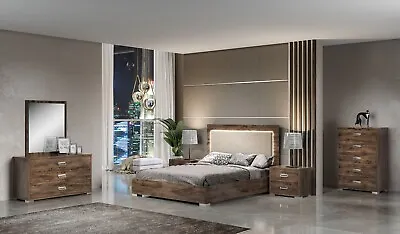 £1899 • Buy New Luxury Bella Italian Bedroom Set With 4 Door Wardrobe H2O Design Rover Monte