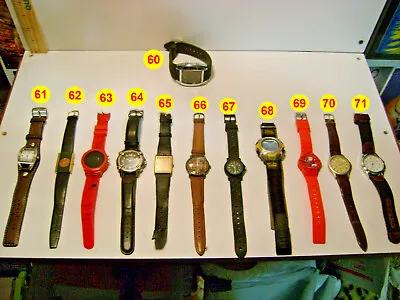 Men's Watches Group J (your Choice) • $7.95