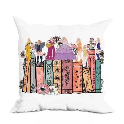 Inspired Music Love Gift Pillow Covers Book Lovers Gifts Decor Fans Song Alb... • $20.76