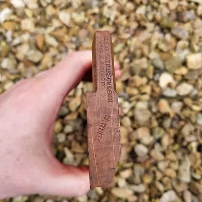 Antique Wooden Hollow Moulding Plane - Alex Mathieson & Son Glasgow • £16.95