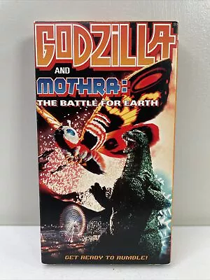 Godzilla And Mothra: The Battle For Earth (VHS 1998) Get Ready To Rumble! • $4.99