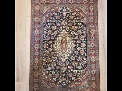 Persion 100% Silk Rug / Hand Made /  New / Origional / Unique/ Prayer Rug • $2599