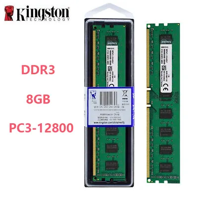 Kingston DDR3 8GB 16GB 32GB 1600MHZ PC3-12800 240pin Desktop Computer Memory RAM • £9.08