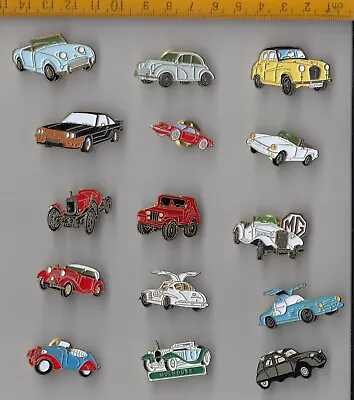 CAR LOGO Pin Badges MG Seat Skoda Jeep FIAT Lamborghini  • $2.42