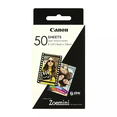 Canon Zoemini Zink Photo Paper 50 Sheet Pack • £24.99