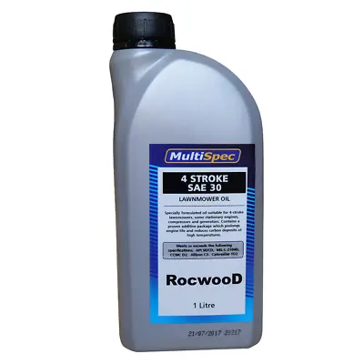 Engine Oil 4 Stroke 1 Litre Lawnmower Horticultural SAE 30 • £8.30