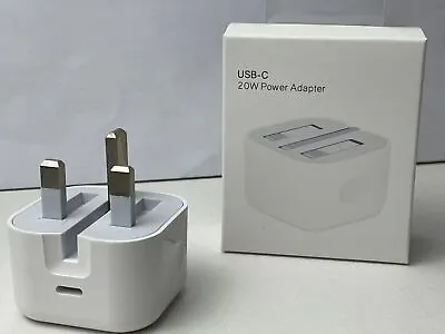 USB-C Adapter For Apple IPhone Genuine Replacement Fast Charger Plug / Cable UK • £7.95