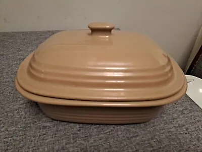 Pampered Chef Deep Covered Baker Casserole Roasting Dish 3 Litre  Beige • £34.99