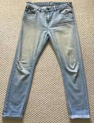 Women’s Jack Wills Pale Blue Vintage Wash Boyfriend Jeans  W27 L32 Size 10 • £4.99