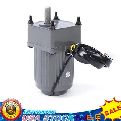 110V 54RPM Gear Box Motor 25K High Torque Reversible Variable Speed Controller • $68.41