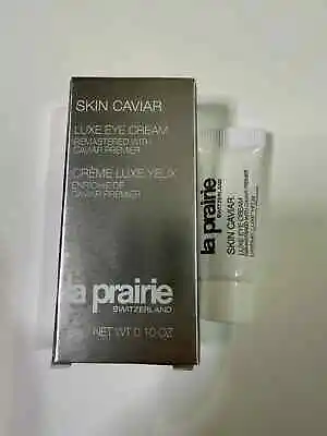 La Prairie Skin Caviar Luxe Eye Cream SAMPLE SIZE 0.10 Oz/ 3 Ml New • $19.99