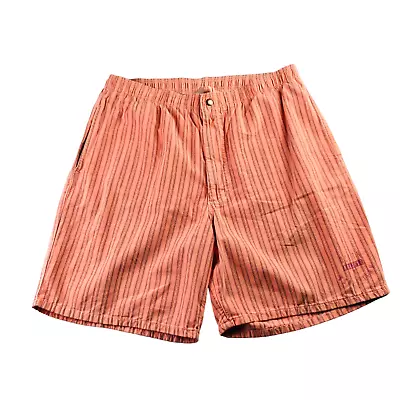 VTG Ocean Pacific OP Mens 100% Cotton Shorts Baggies Neon Orange • XL • $108.29