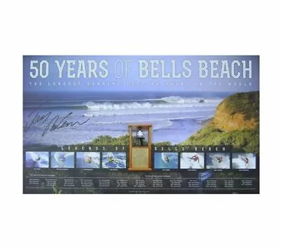 $195 • Buy 50 Years Bells Beach Hand Signed Joel Parkinson Surfing Limited Edition Print 