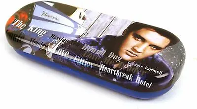 Elvis Metal Glasses Case - 1950's With Car • £9.99