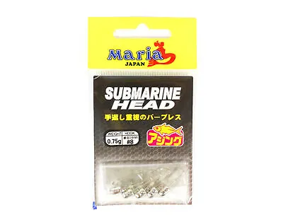 Maria Jig Head Submarine 0.75 Grams  Size 8 (3727) • $10.31