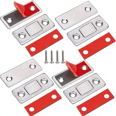 4 Pack Ultra Thin Kitchen Cabinet Door Magnetic Catch Closures Closet Closer • $6.25