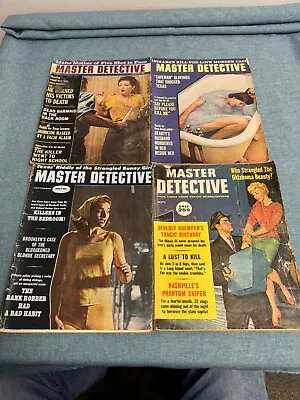 Master Detective Magazine Lot Of 4 From 1960s True Crime Vintage • $29.99