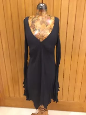 Maria Grachvogel  Black Silk Dress UK Size 14  • £150