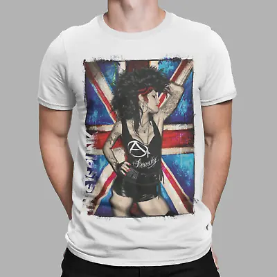 This Is Punk T-Shirt Anarchy Tee London Union Jack London UK Sexy Girl Tee • £6.99