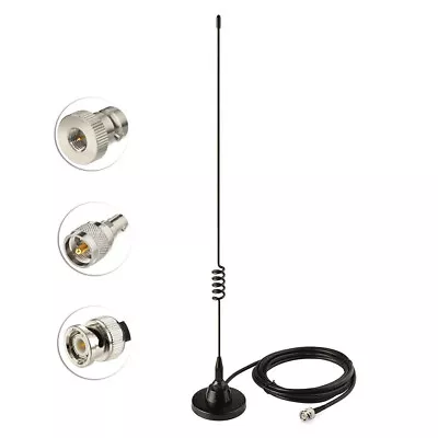 VHF UHF Police Scanner Antenna & PL-259 For Uniden BCD436HP Whistler Radio Shack • $23.99