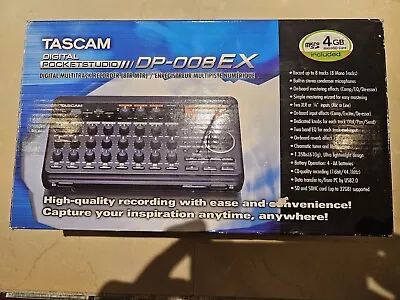 TASCAM DP-008EX 8-track Digital Portastudio SD Recorder Multi-Track With Card • $200