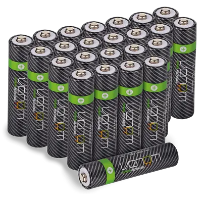 Venom Rechargeable AA / AAA Batteries - High Capacity - Multiple Pack Sizes • £5.99