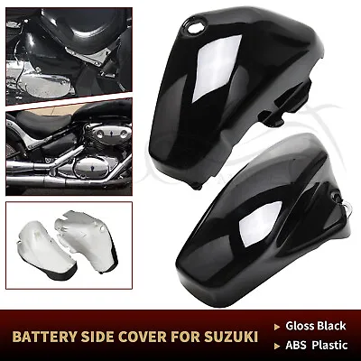Motorcycle Left Right Battery Fairing Side Cover For Suzuki Boulevard C50 Black • $66.98