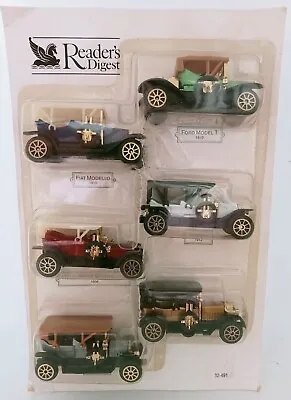 Set Of 6 Vintage Car Miniatures By Readers Digest  • £10