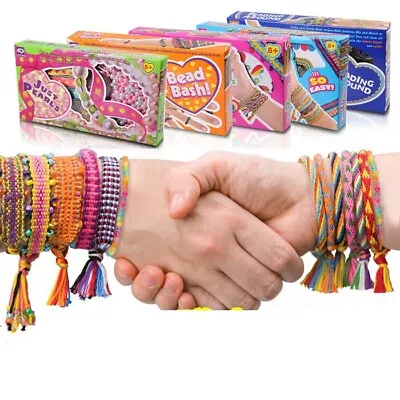 DIY Bracelet Beads Making Kit Toy For Children Friendship Beads Bracelets Bands • £6.29