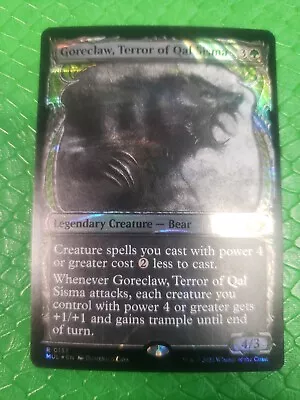 Goreclaw Terror Of Qal Sisma (Halo Foil) NM #159 March Of The Machine MTG • $5