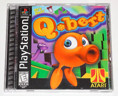 Q*Bert - (Playstation 1 1999) PS1 CIB Complete W/ Manual • $10