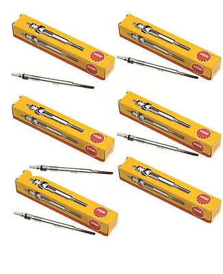 NGK SET OF SIX GLOW PLUGS For  LANDCRUISER HJ75 HJ60 HJ47 2H 6 • $165