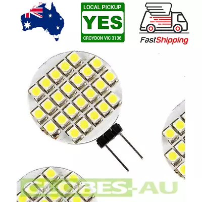 12V G4 LED WARM WHITE GLOBE 24 SMD Lamp Bulb Jayco Caravan Garden Camper Light • $4.88