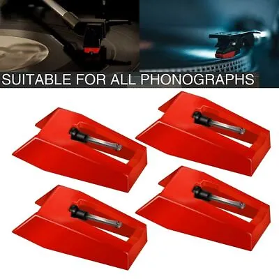 $8.34 • Buy 4pcs Turntable Record Player Phonograph Replacement Stylus Needles Tool Pack Sf