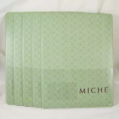 5 Miche Purse Lap Boards Lot For Consultant Home Party Holder Shell Green White • $21.99