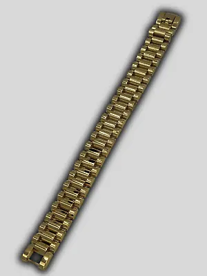 18kt Gold Presidential Bracelet Gold Plated Bracelet FREE Next Day Delivery • £29.99