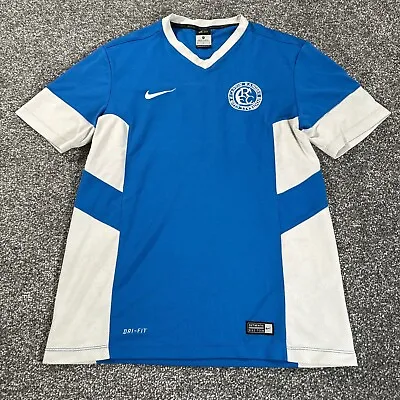 Nike Canton Rangers Shirt Mens Medium Blue Football Club Vintage Dri Fit Cardiff • £14.95