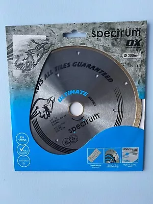 £29.50 • Buy Ox Spectrum Ultimate Diamond Blade SL 200/25/22mm All Tiles Guaranteed