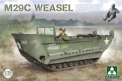 Takom 2168 1/35 Scale M29c Weasel Model Kit • $61.83