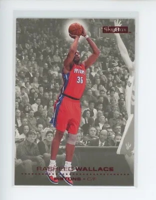 Rasheed Wallace 2008-09 Nba Skybox #44 Ruby /50 Parallel Star Rubies Sp Ssp • $19.99