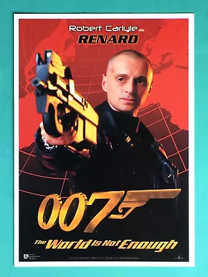 JAMES BOND : THE WORLD IS NOT ENOUGH. 007 MOVIE POSTCARD By BOOMARANG.. • £1.20